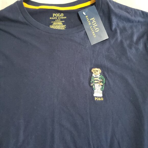 Polo Ralph Lauren Other - NWT POLO Ralph Lauren Mens Long Sleeve FOOTBALL RUGBY BEAR Shirt- Large